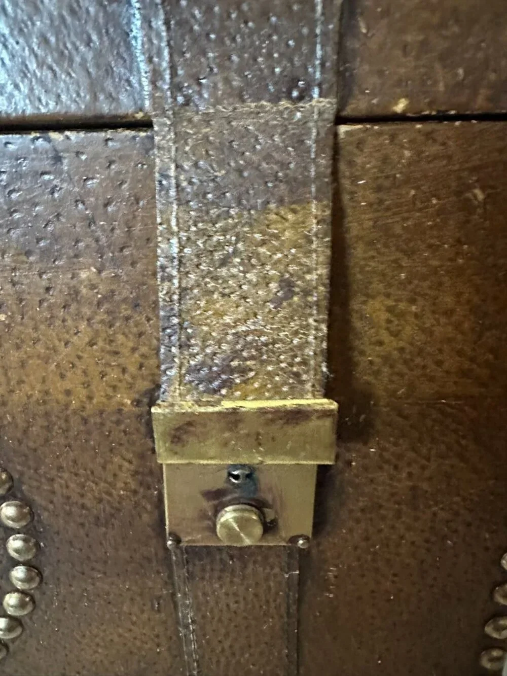 Vintage Style Studded Storage Trunk / Decorative Chest